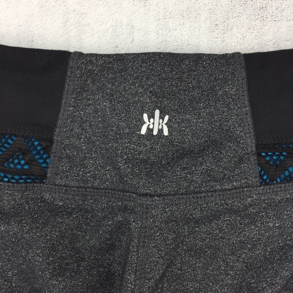 Kyodan Leggings Womens Small Activewear Athletic Capri Lace Cut Outs Workout - Picture 2 of 6